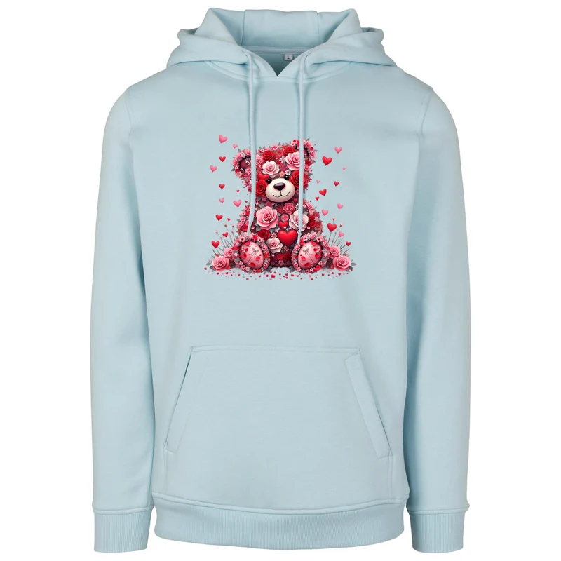 Hoodie - Teddybär Flower