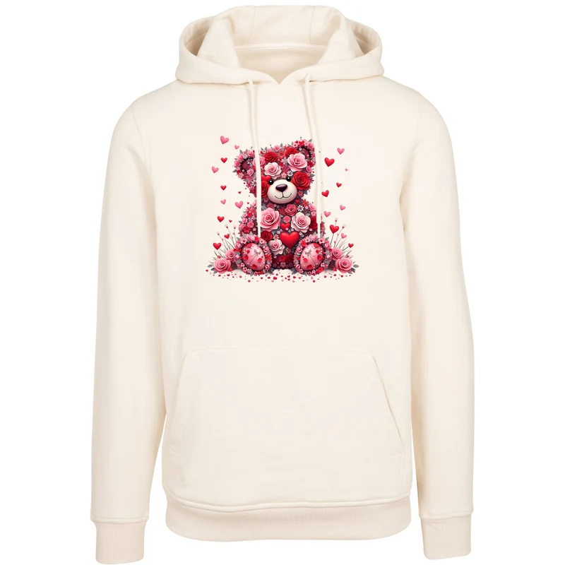 Hoodie - Teddybär Flower