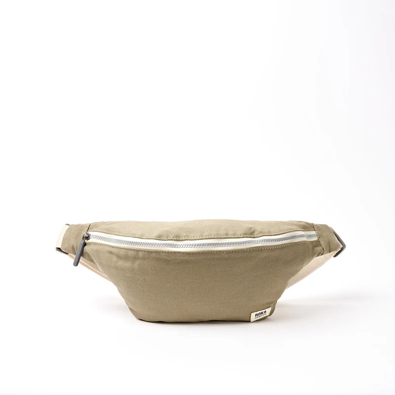 ROKA Mill Hill Umhängetasche aus Baumwoll-Canvas | Taupe