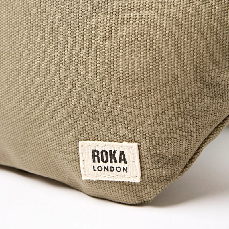ROKA Mill Hill Umhängetasche aus Baumwoll-Canvas | Taupe