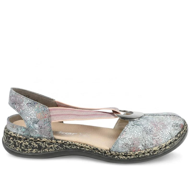 Rieker Daiselda Leather Closed Toe Sandals - RKR43004 / 328 761 - Multi