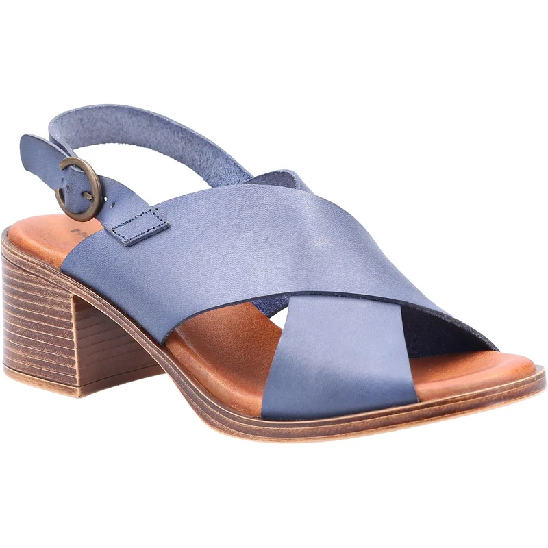 Hush Puppies Damen Gabrielle Ledersandale – Marineblau