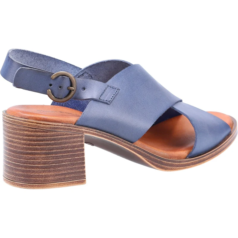 Hush Puppies Damen Gabrielle Ledersandale – Marineblau