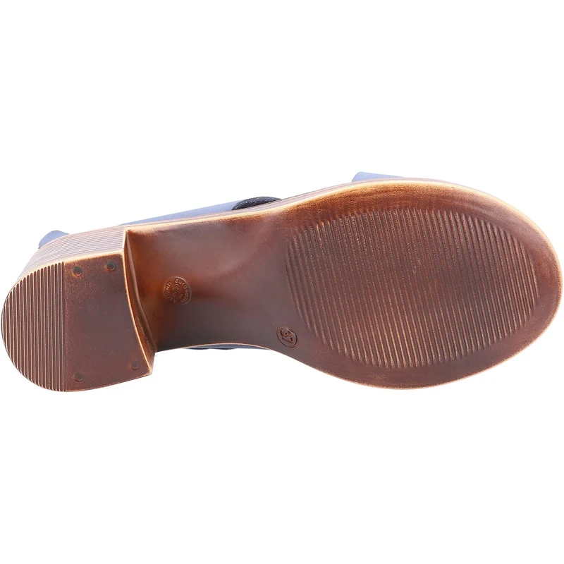 Hush Puppies Damen Gabrielle Ledersandale – Marineblau
