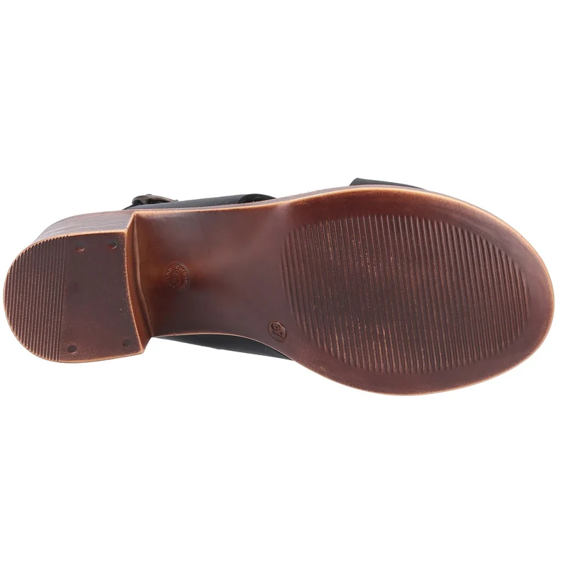 Hush Puppies Damen Gabrielle Ledersandale – Schwarz