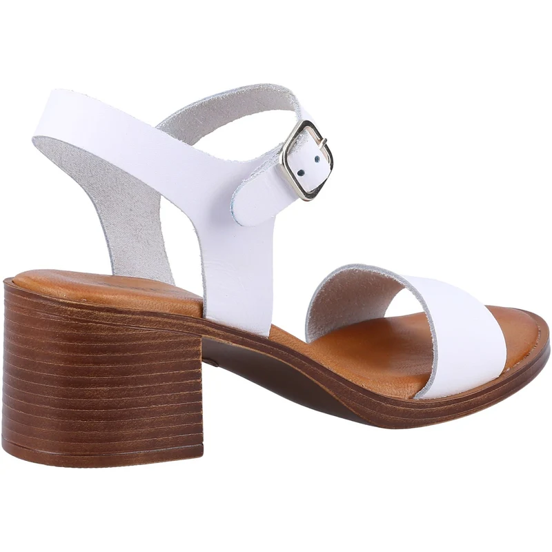Hush Puppies Gabby Ledersandale für Damen – Weiß