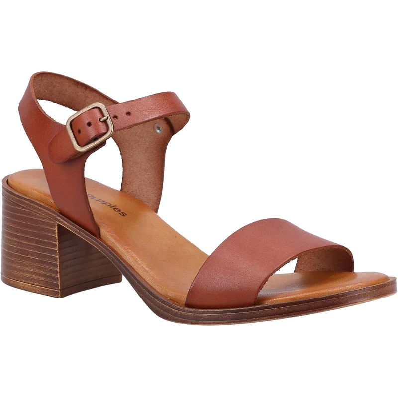 Hush Puppies Gabby Ledersandale für Damen – Hellbraun