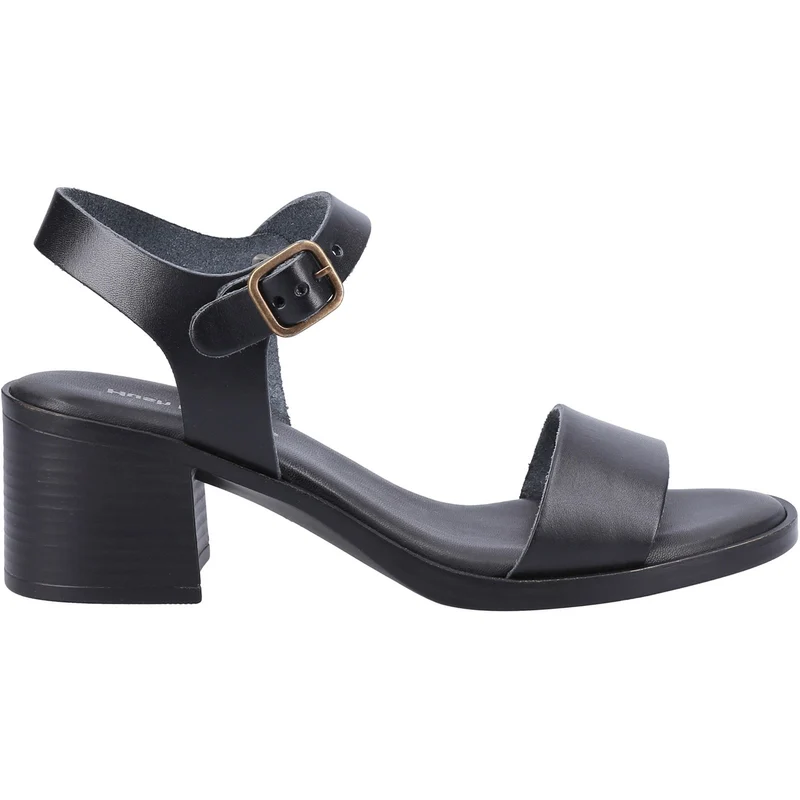 Hush Puppies Gabby Ledersandale für Damen – Schwarz