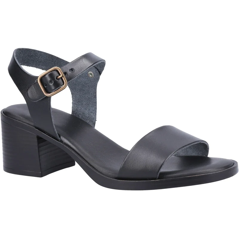 Hush Puppies Gabby Ledersandale für Damen – Schwarz