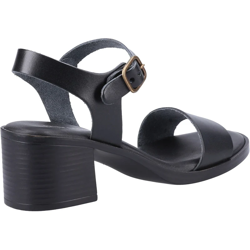 Hush Puppies Gabby Ledersandale für Damen – Schwarz