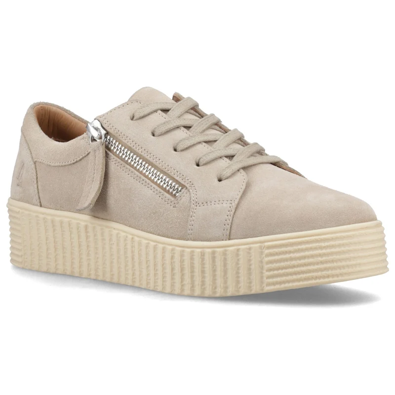 Hush Puppies Tara Wildleder-Sneaker für Damen | Taupe