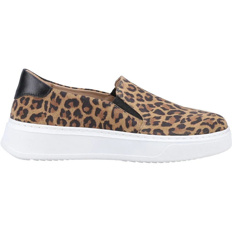 Hush Puppies Damen Corinne Slip-On Ledersneaker Hellbraun