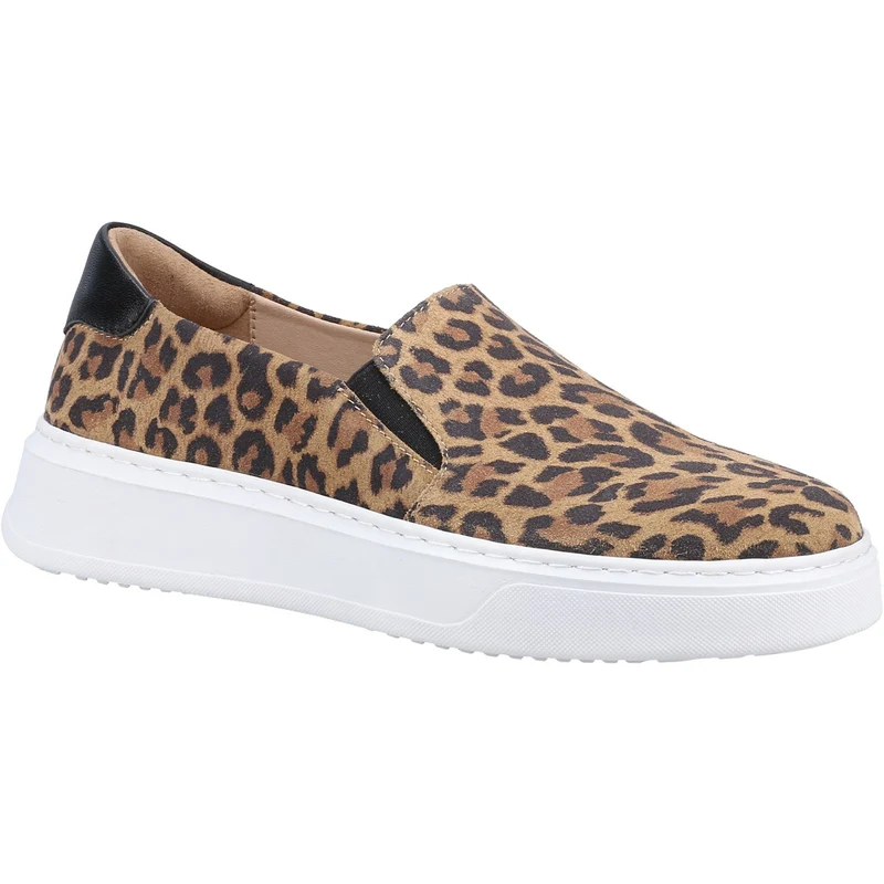 Hush Puppies Damen Corinne Slip-On Ledersneaker Hellbraun