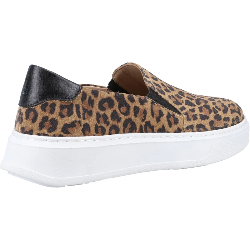 Hush Puppies Damen Corinne Slip-On Ledersneaker Hellbraun