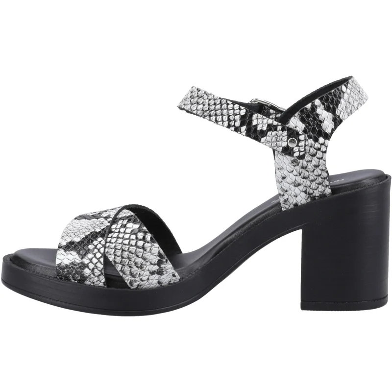 Hush Puppies Georgia Damen-Sandalen mit Absatz | Schlangenmuster