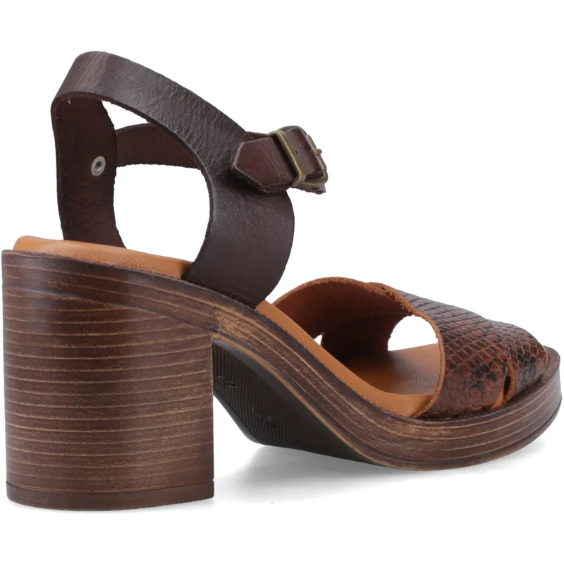 Hush Puppies Georgia Damen-Sandalen mit Absatz | Schokoladenbraun