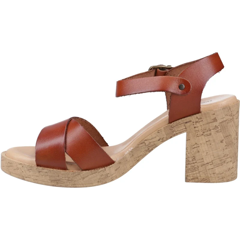 Hush Puppies Georgia Damen-Sandalen mit Absatz | Hellbraun