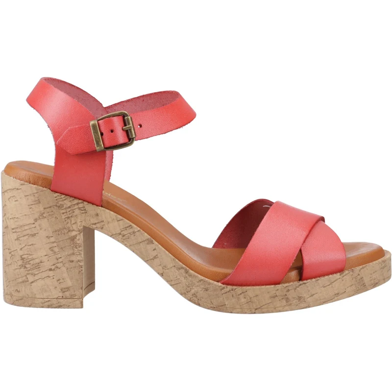 Hush Puppies Georgia Damen-Sandalen mit Absatz | Koralle