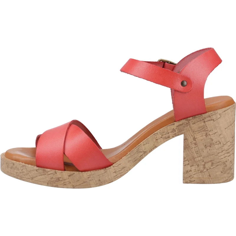 Hush Puppies Georgia Damen-Sandalen mit Absatz | Koralle