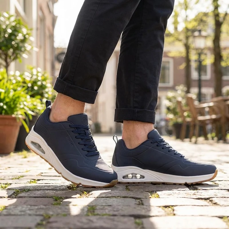 Grippy Lace-Up Trainers - BOJIE41019 / 327 054 - Navy