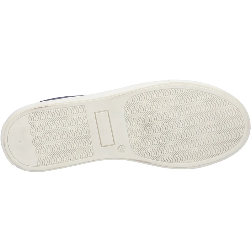 Hush Puppies Herren-Colton-Ledertrainer – Marineblau