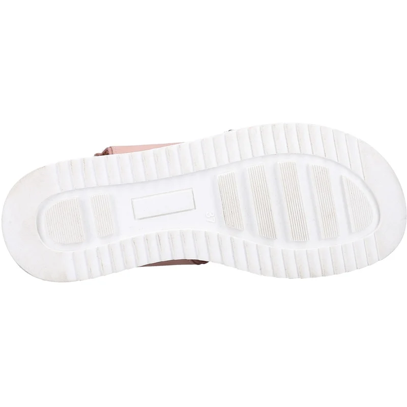 Hush Puppies Damen Clarissa Cross Over Ledersandalen - Hellrosa
