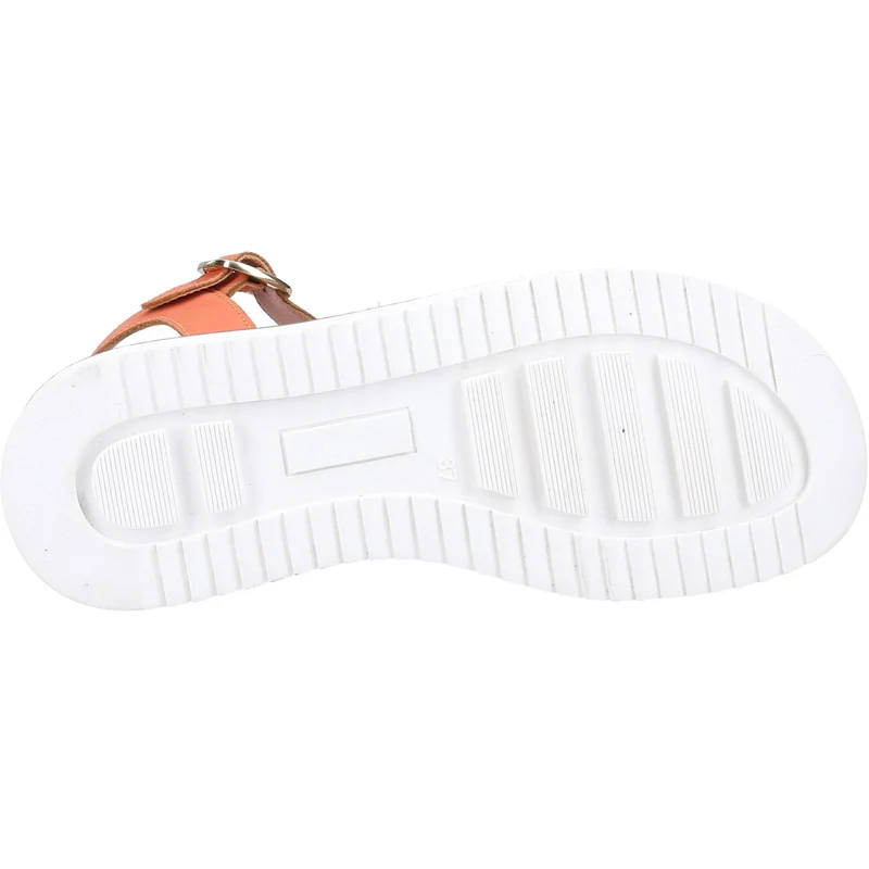 Hush Puppies Damen Cassie Ledersandale - Orange