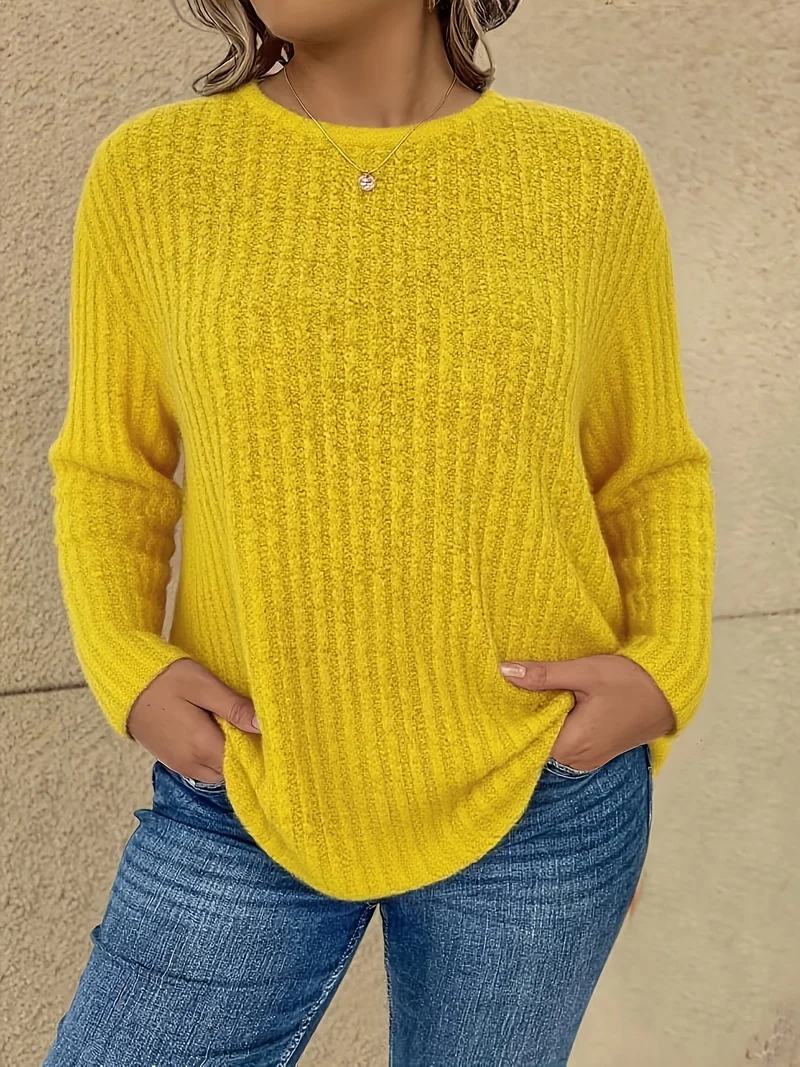 Katiya - Lässiger Locker Sitzender Pullover Mit Langen Ärmeln