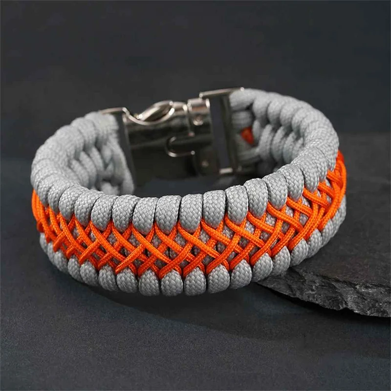 KnotVanta - Armband Mit Geflochtener Kordel Und Schnalle