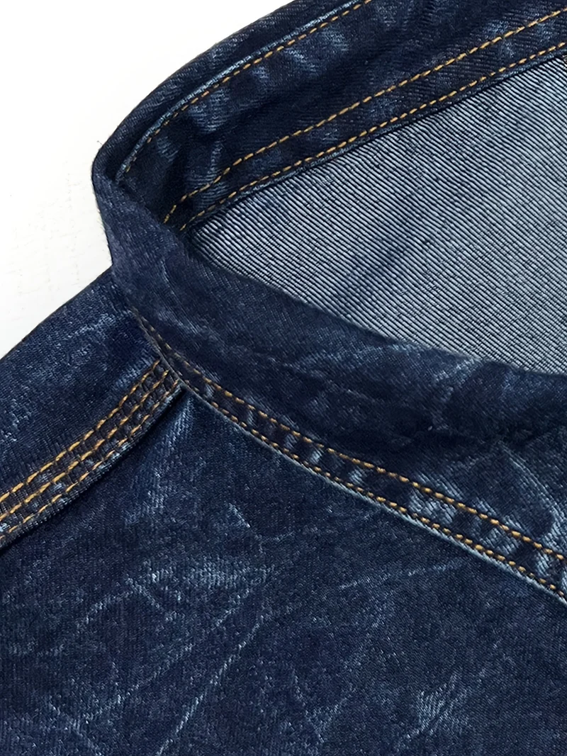Dolvin - Lässiges Langarm Hemd Mit Zwei Taschen