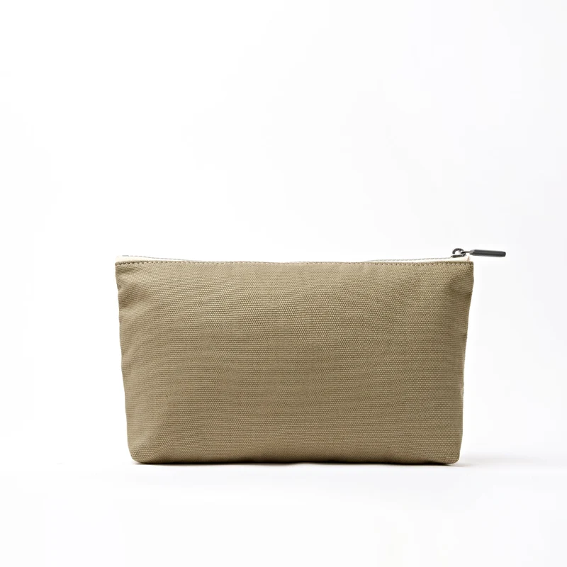 ROKA Maida Vale Baumwoll-Canvas-Beutel, mittelgroß | Taupe