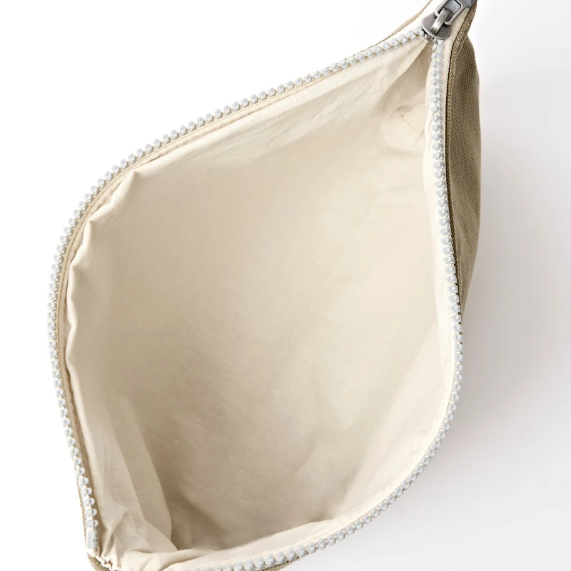 ROKA Maida Vale Baumwoll-Canvas-Beutel, mittelgroß | Taupe