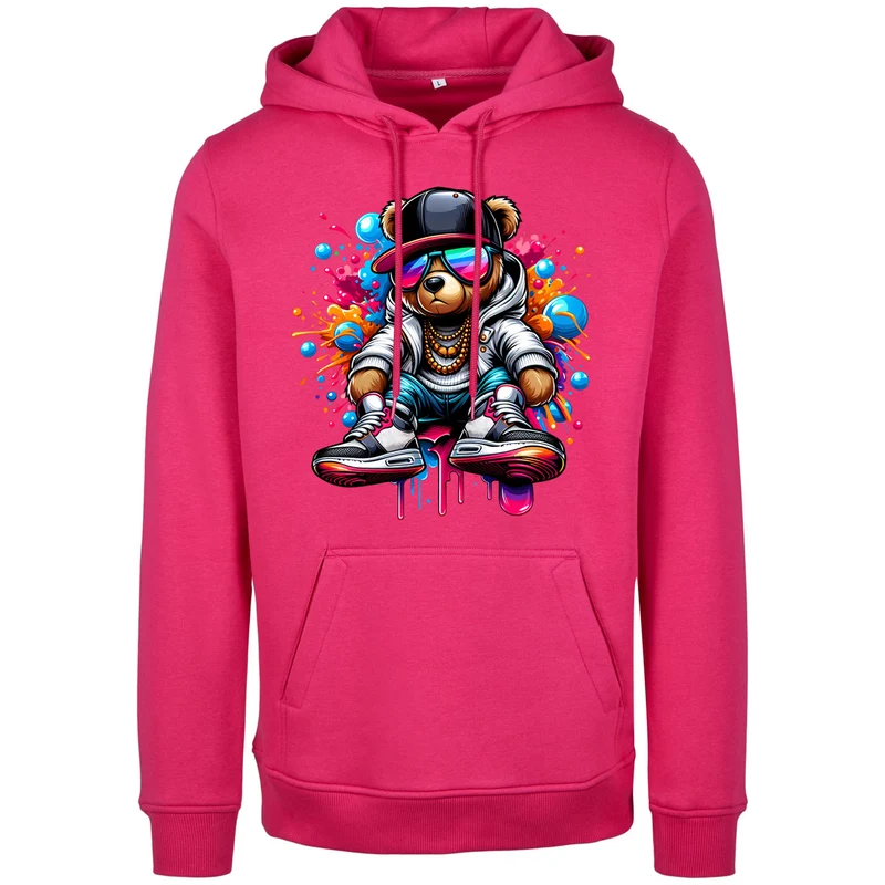 Hoodie - Teddy Bear-Streat Wear
