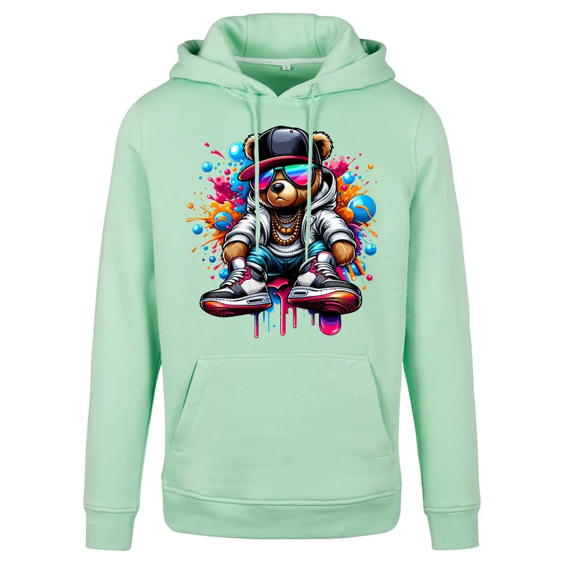 Hoodie - Teddy Bear-Streat Wear