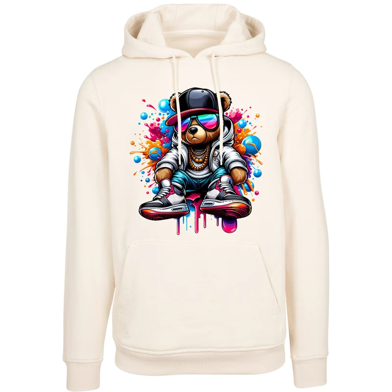 Hoodie - Teddy Bear-Streat Wear