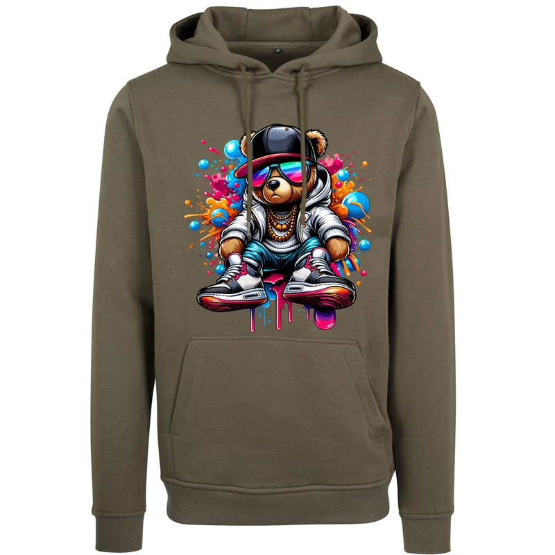 Hoodie - Teddy Bear-Streat Wear