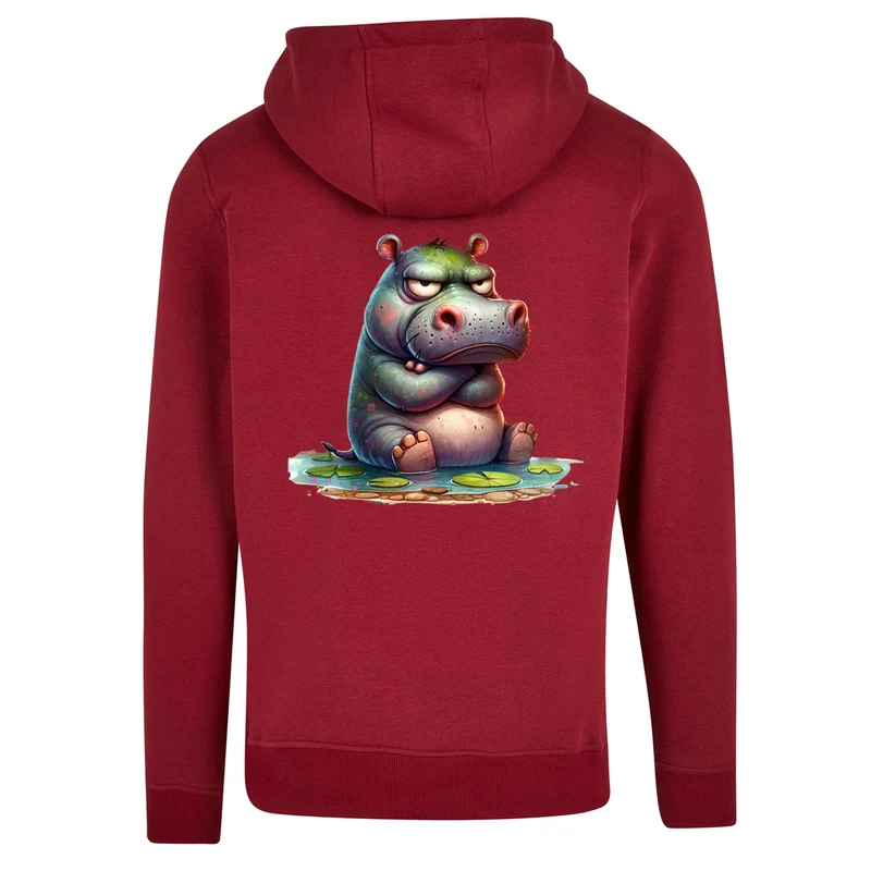ZIP Hoodie - Nilpferd