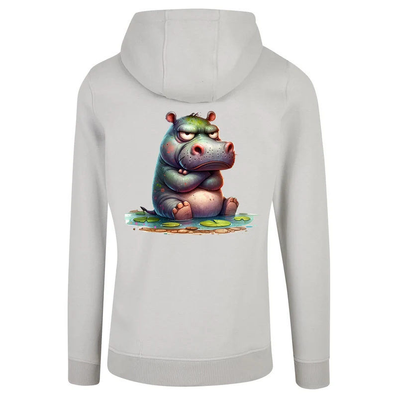 ZIP Hoodie - Nilpferd