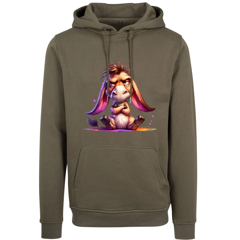 Hoodie -Esel Druck