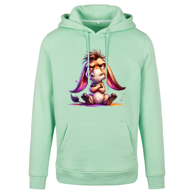 Hoodie -Esel Druck
