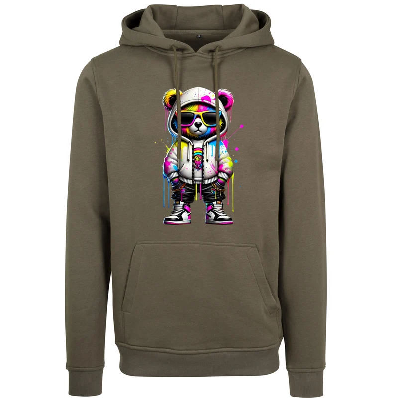 Hoodie - Bear Sunglas