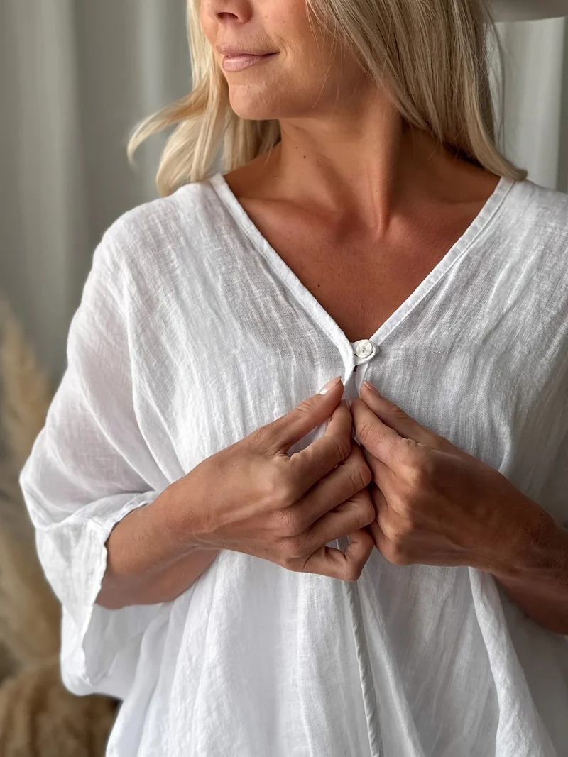 Winnie - Bluse Im Bohemian Stil Mit Weiten Ärmeln