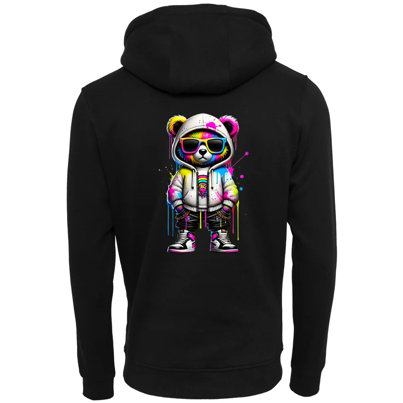 ZIP Hoodie - Bear Sunglas