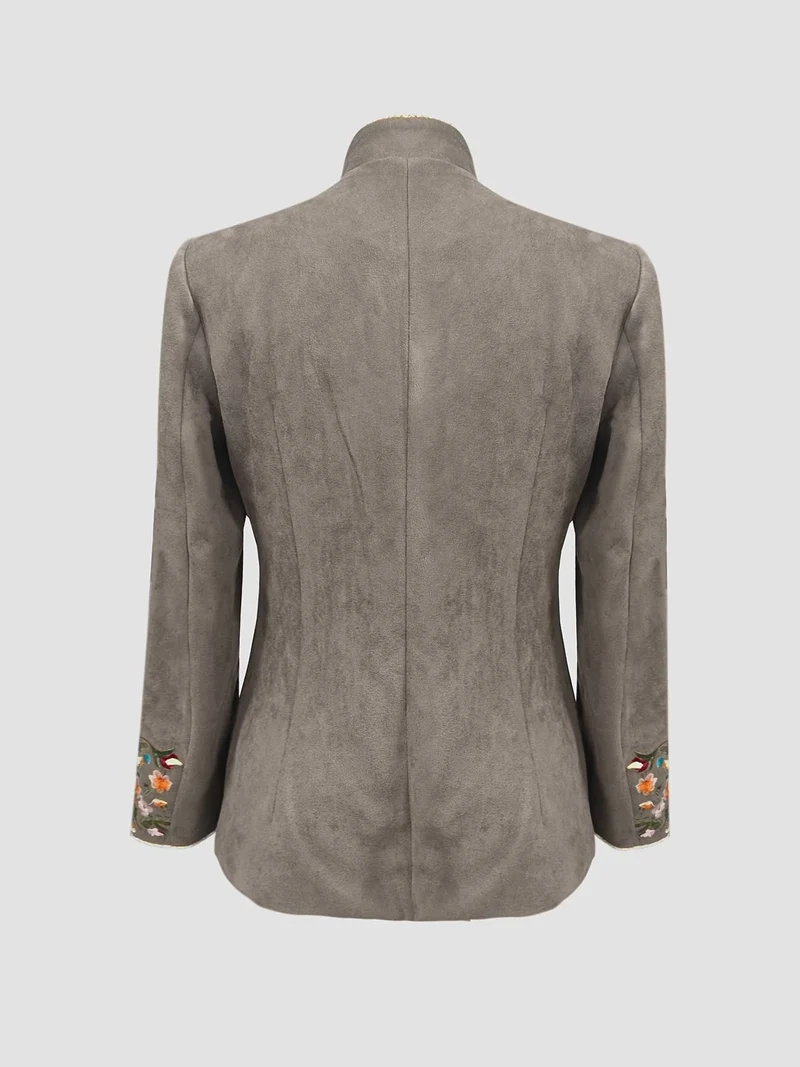 Anisaa – Elegante Jacke Mit Stehkragen