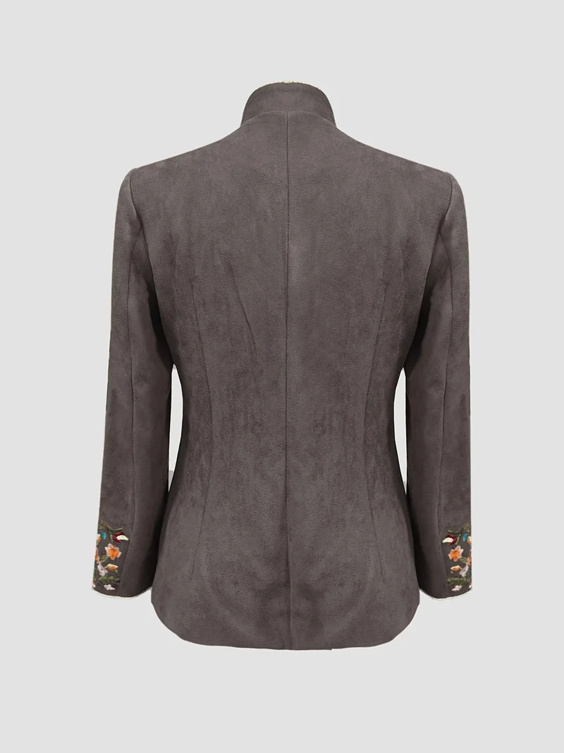 Anisaa – Elegante Jacke Mit Stehkragen