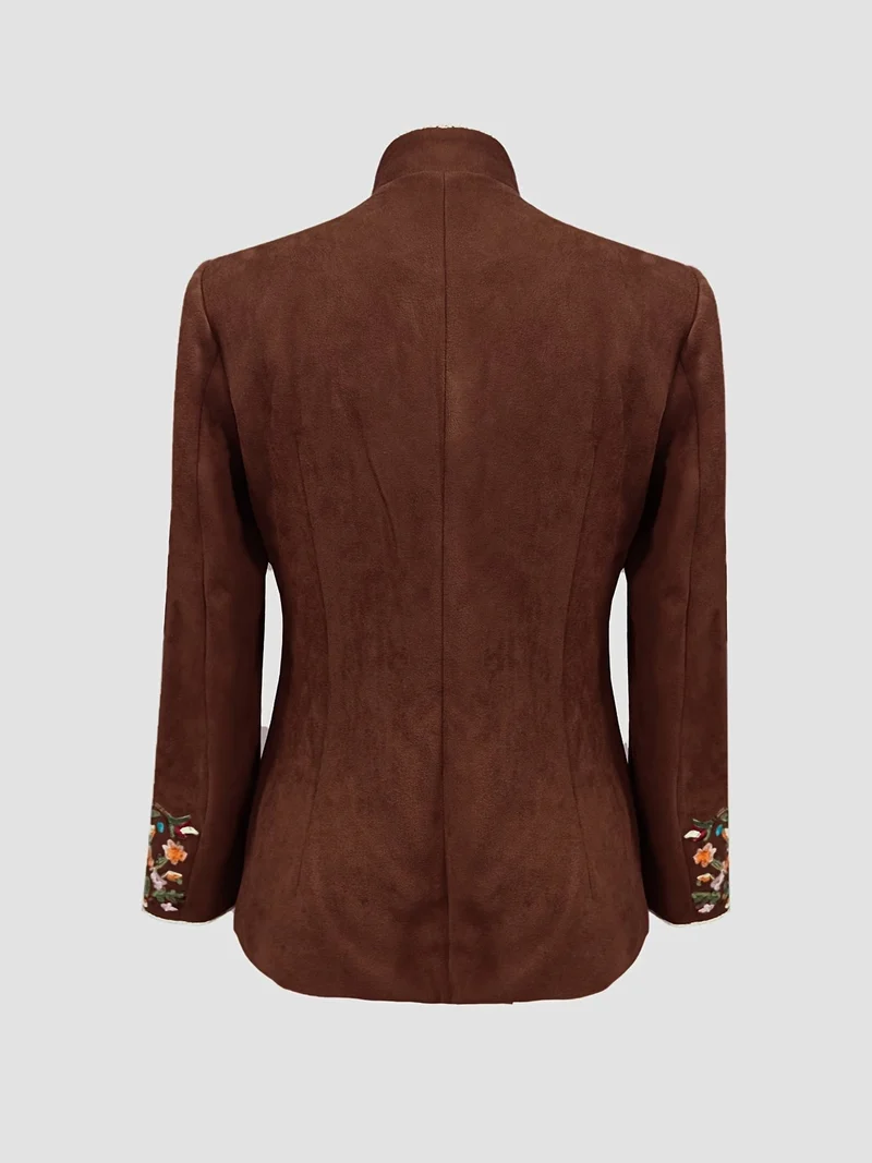 Anisaa – Elegante Jacke Mit Stehkragen