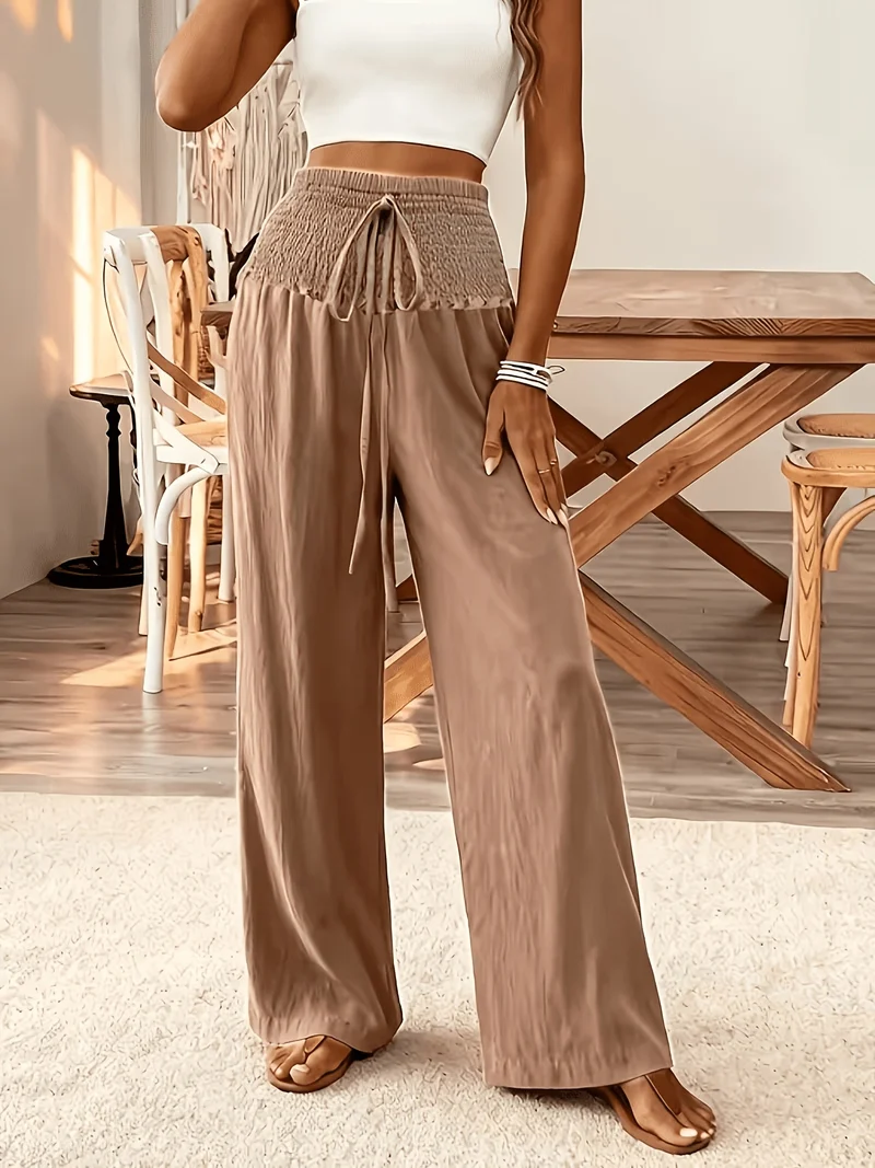 Rebeki - Atmungsaktive Lange Hose Aus Baumwolle