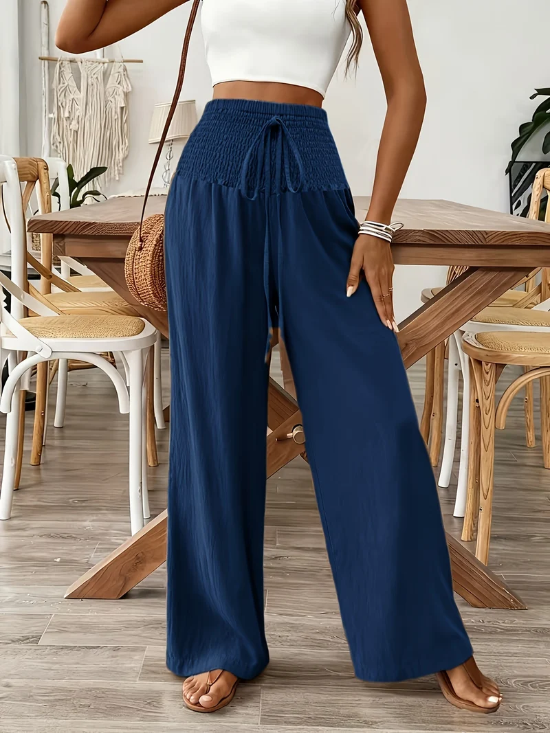 Rebeki - Atmungsaktive Lange Hose Aus Baumwolle