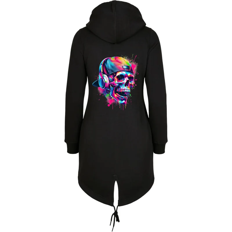 ZIP Parka Schwarz - Skull