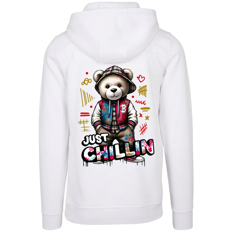 Hoodie - Bear Just Chillin